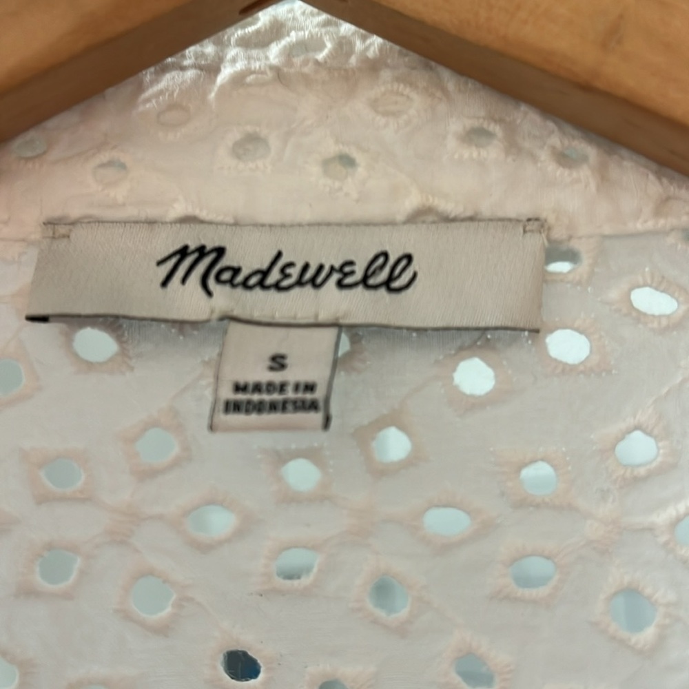 Madewell White Eyelet Blouse Size Small‼️PRICE DROP‼️ - Picture 3 of 8